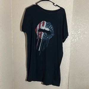 American lip acid wash dress